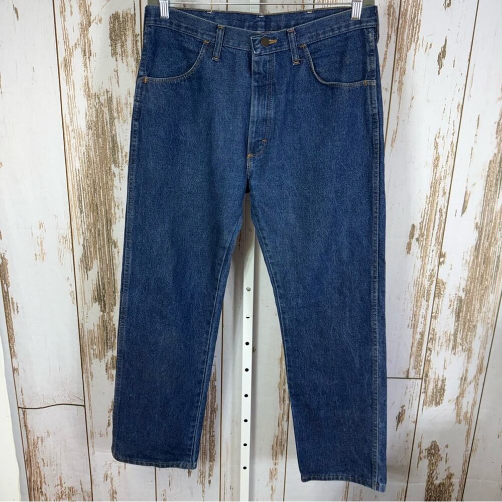 Rustler Men's Deep Blue Straight Jeans. Size 36x30. In excellent condition!